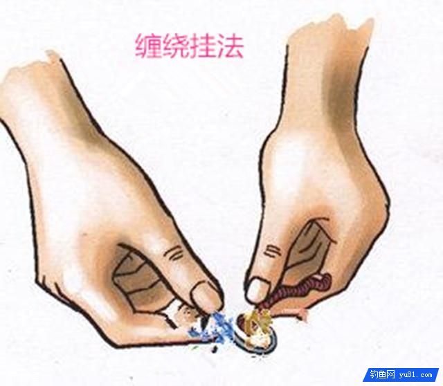 几种用蚯蚓挂钩的方法mdash;mdash;图文详解